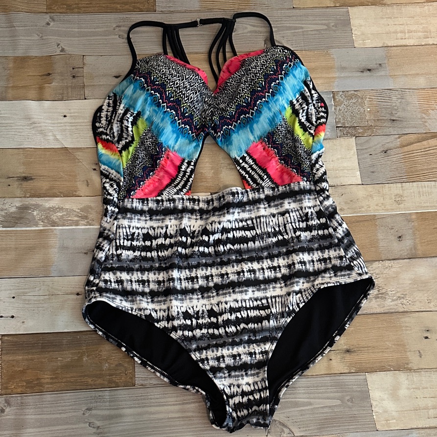 Tie Dye One Piece Swimsuit Nwot